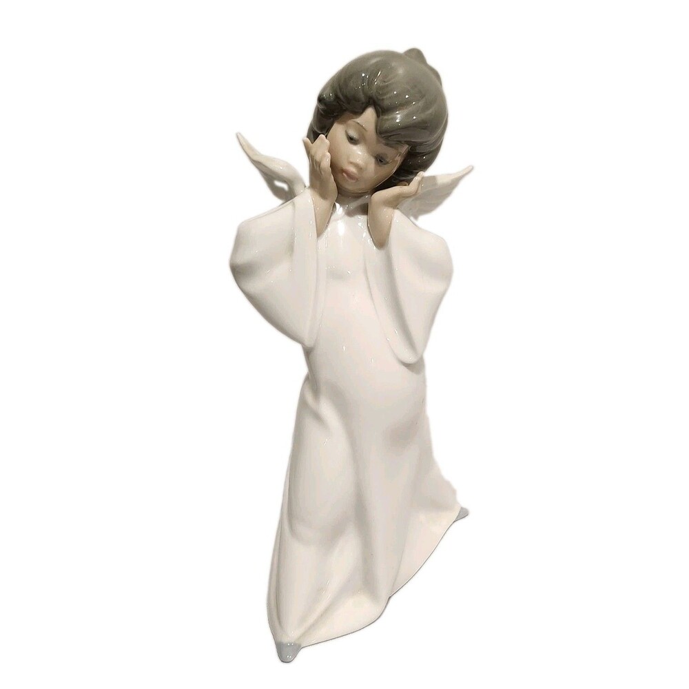 Vintage Lladro 9" Angel Mime Figurine Model 4959 Made In Spain (No Box)